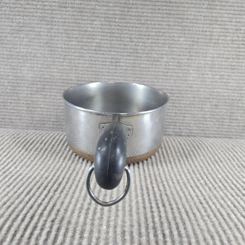 Revere Ware 1.5 Qt Silver Copper‎ Clad Stainless Steel Saucepan
